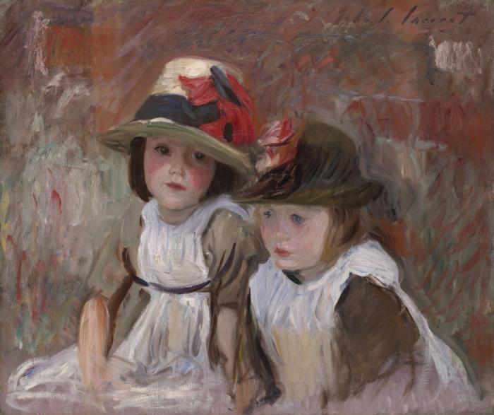 John Singer Sargent Village Children Norge oil painting art